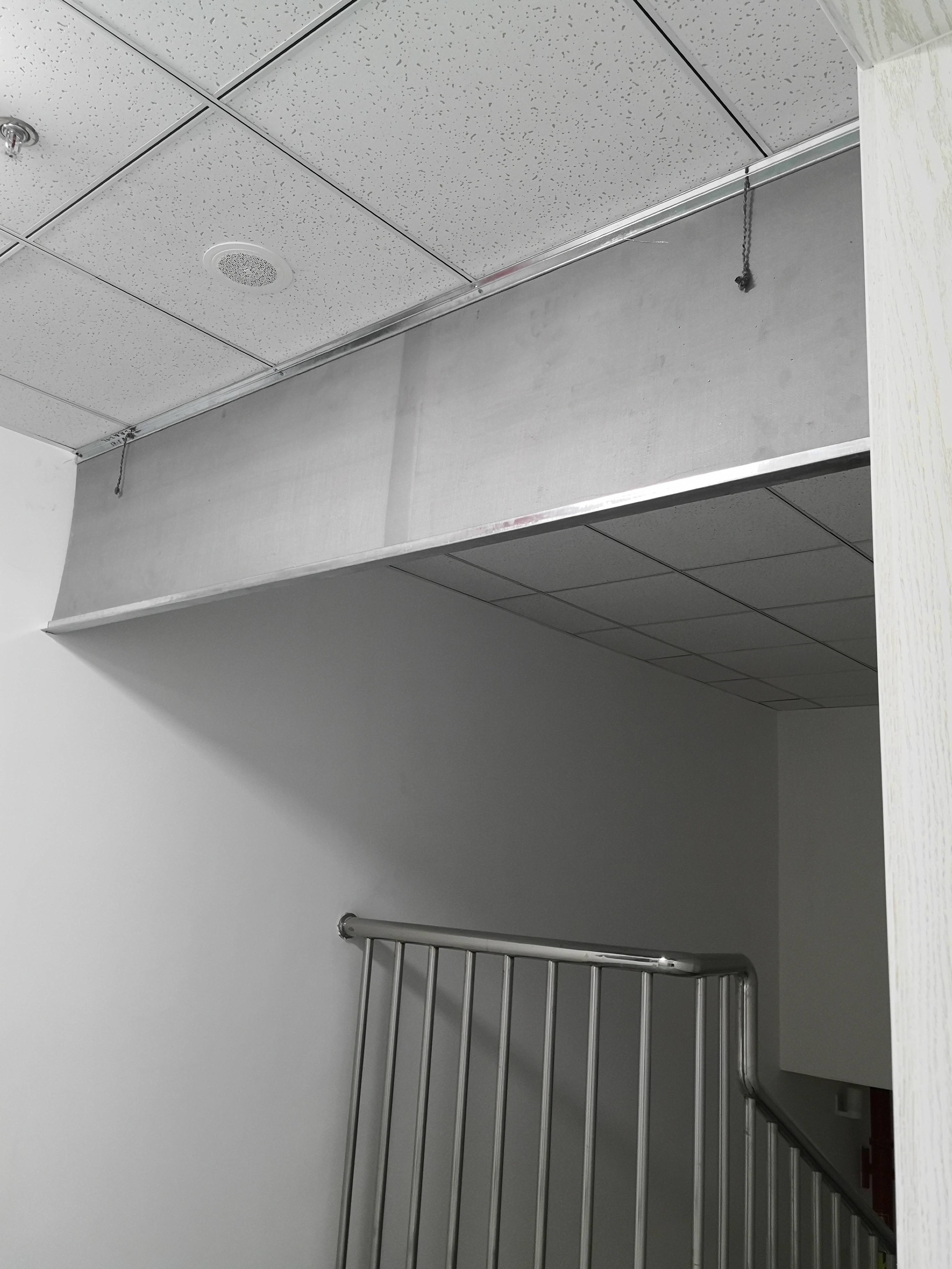 无机布燃布挡烟垂壁